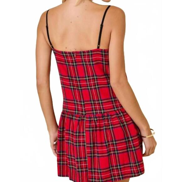 NEW DAY + MOON women's holiday cheer dress in red - Picture 3 of 3